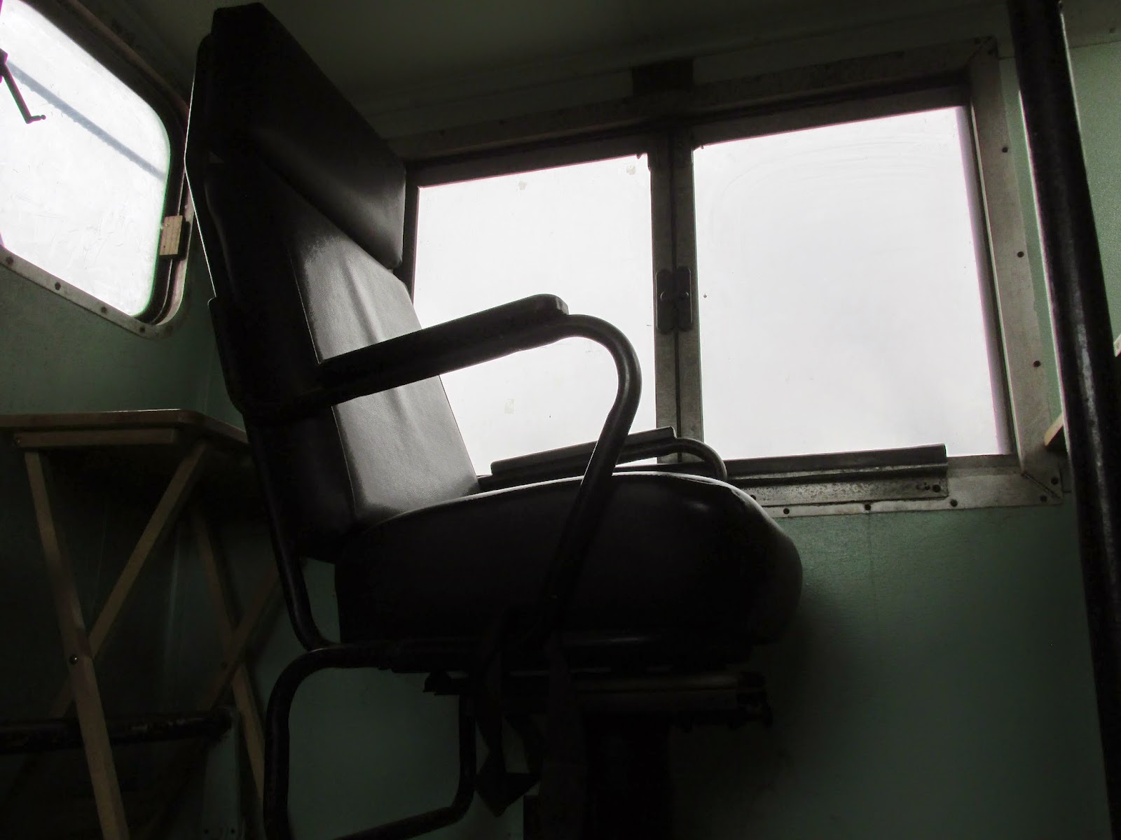 Eddie's Rail Fan Page Interior view of a cupola inside a preserved